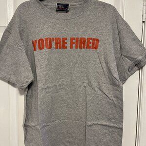 Vintage 2004 The Apprentice ‘You’re Fired’ NBC Experience Store T-Shirt Adult L